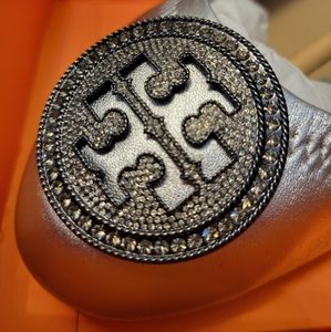 Tory Burch Liana Ballet Flat metallic 9